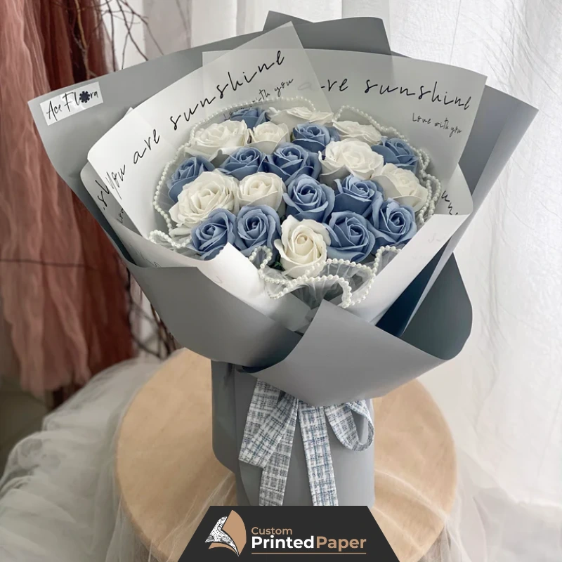 Custom Flower Bouquet Paper