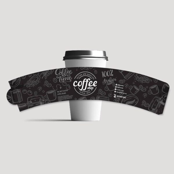 Custom Printed paper cup sleeve