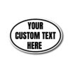 Custom Oval Bumper Sticker
