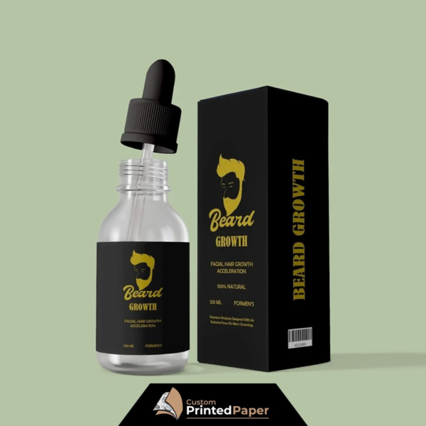 Custom Beard Oil Boxes