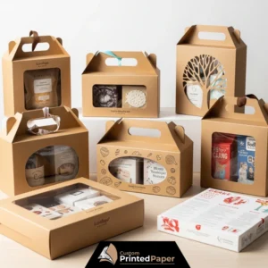 Custom Kraft Handle Boxes