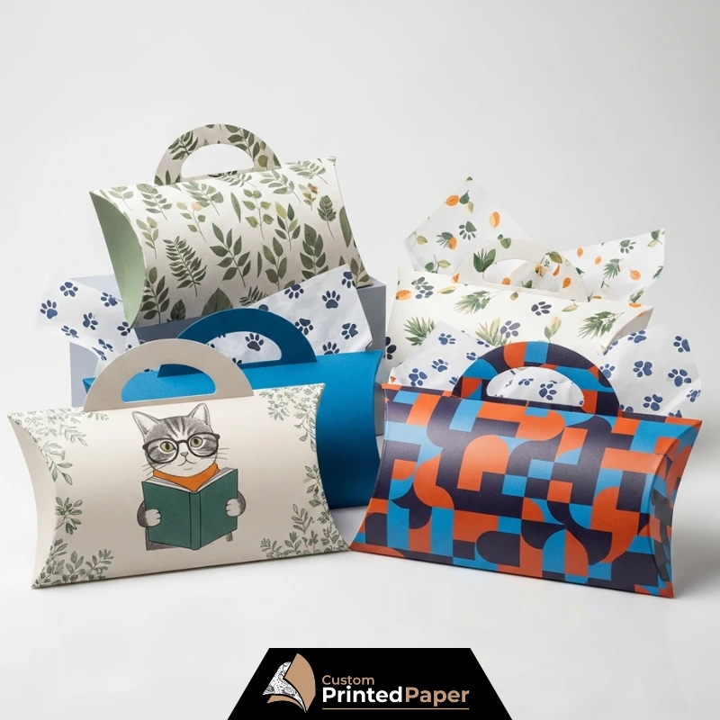 Custom Pillow Handle Boxes